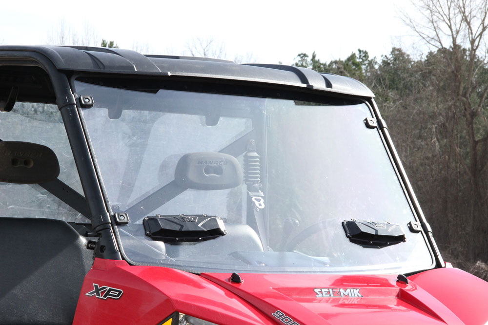Seizmik 25025 Versa-Fold windshield for Polaris Mid-Size Pro-Fit Ranger