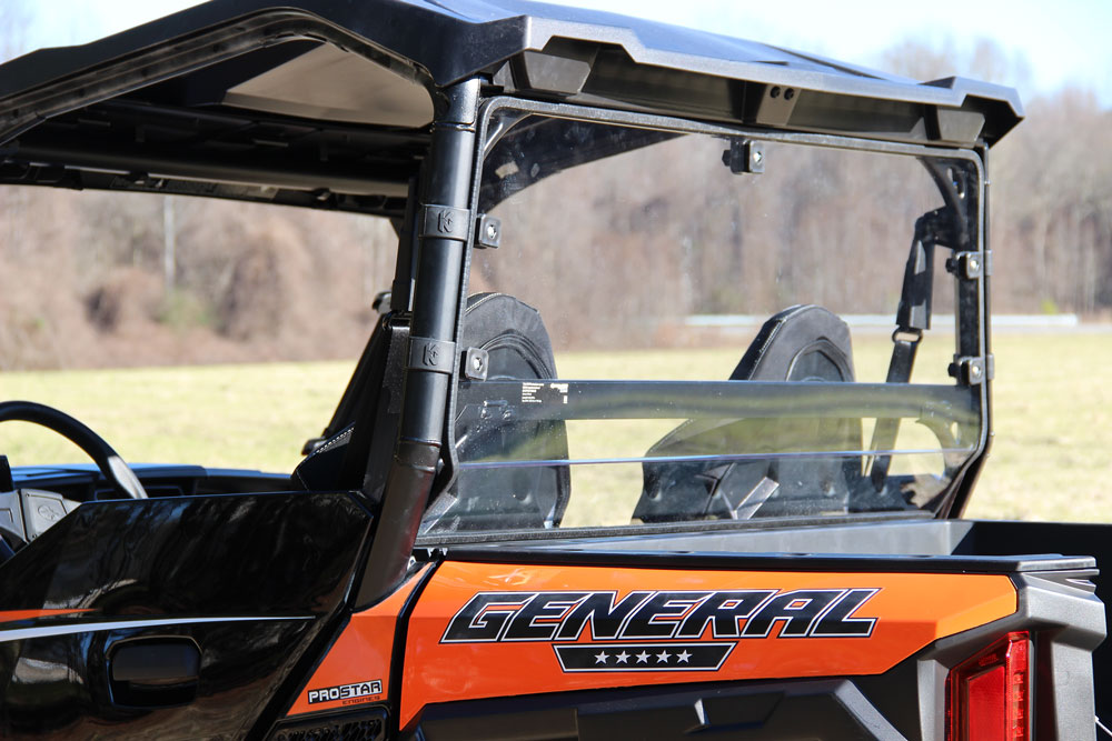 Seizmik 4025 Hard Rear Windshield (Uncoated Poly) for Polaris General