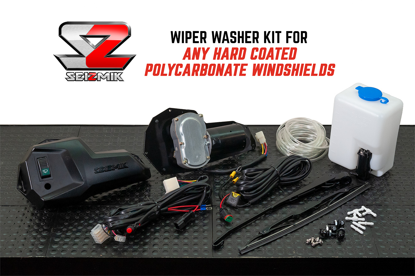  Manual Windshield Wiper Set for UTV Can am Maverick Polaris  RANGER RZR Universal : Automotive